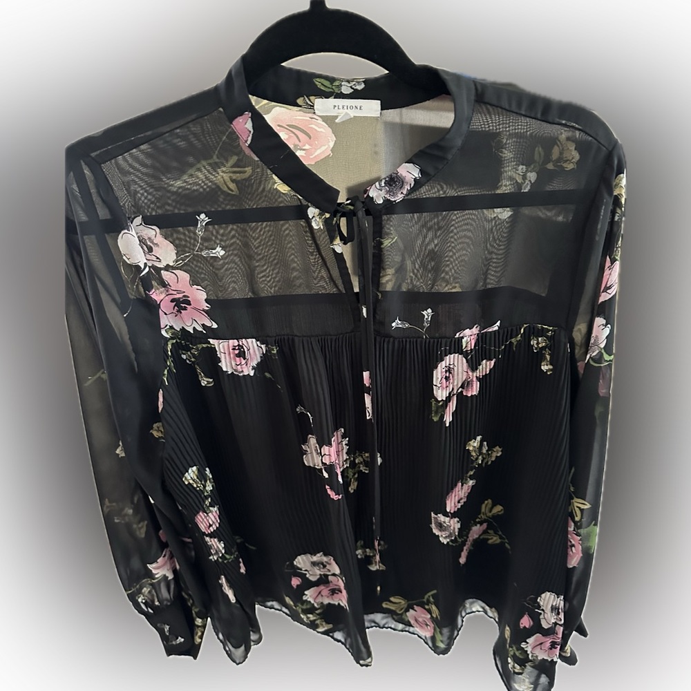 Black and pink Blouse